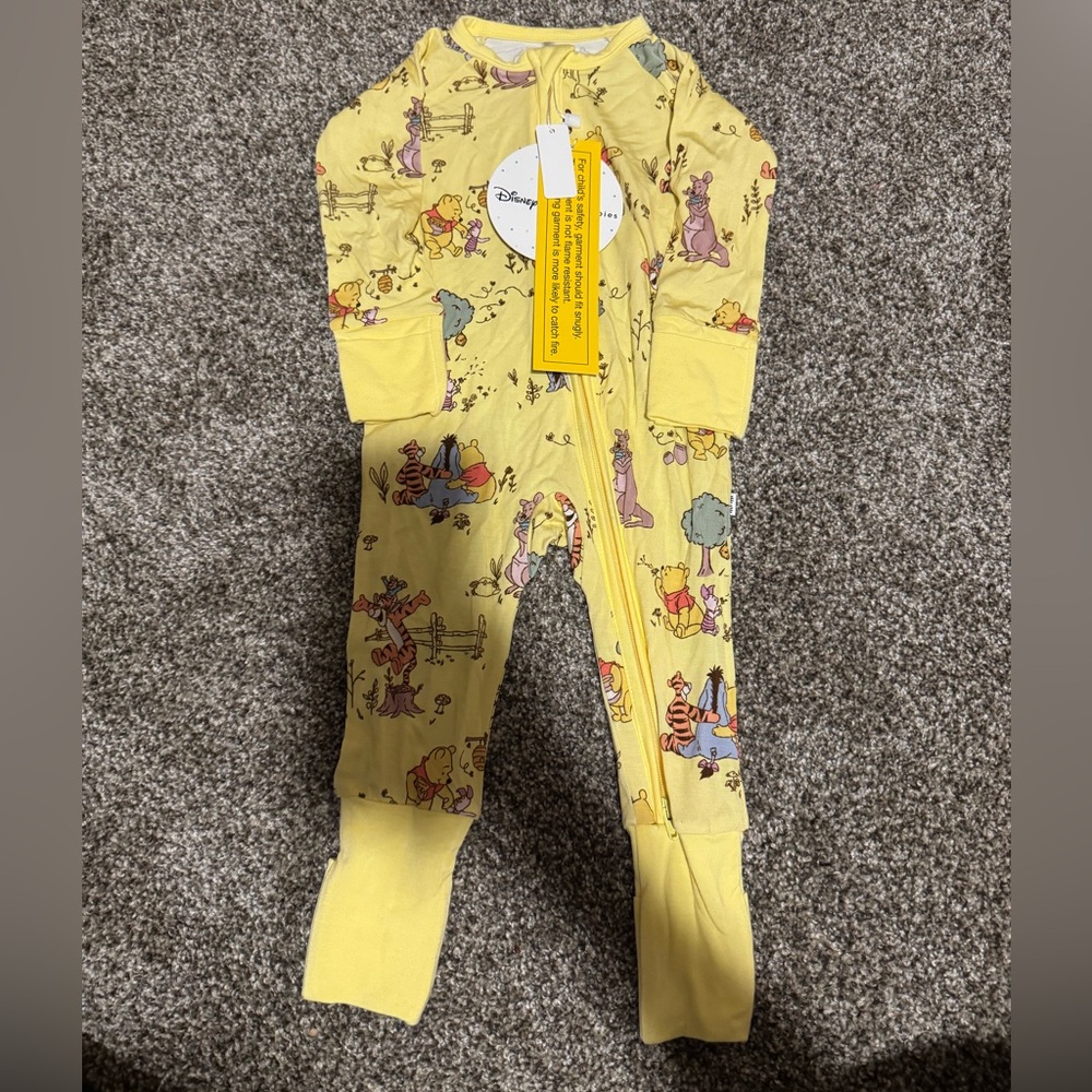 Little sleepies Winnie the Pooh zippy